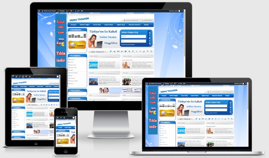 Mavi WordPress Sohbet Teması Mavi WordPress Sohbet Teması