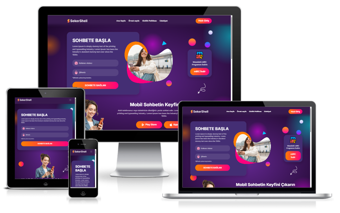 Lavanta WordPress Sohbet Teması